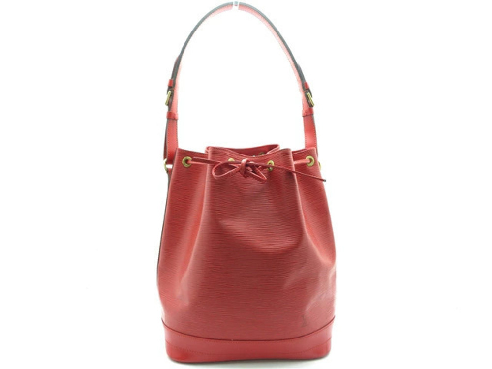 LOUIS VUITTON Shoulder Bag Noe Epi Castilian Red